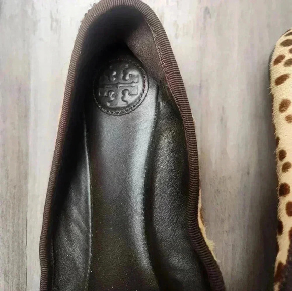 Tory Burch Cheetah Printed Balerina Pump Flats Size 7.5 M Women's - Picture 8 of 8